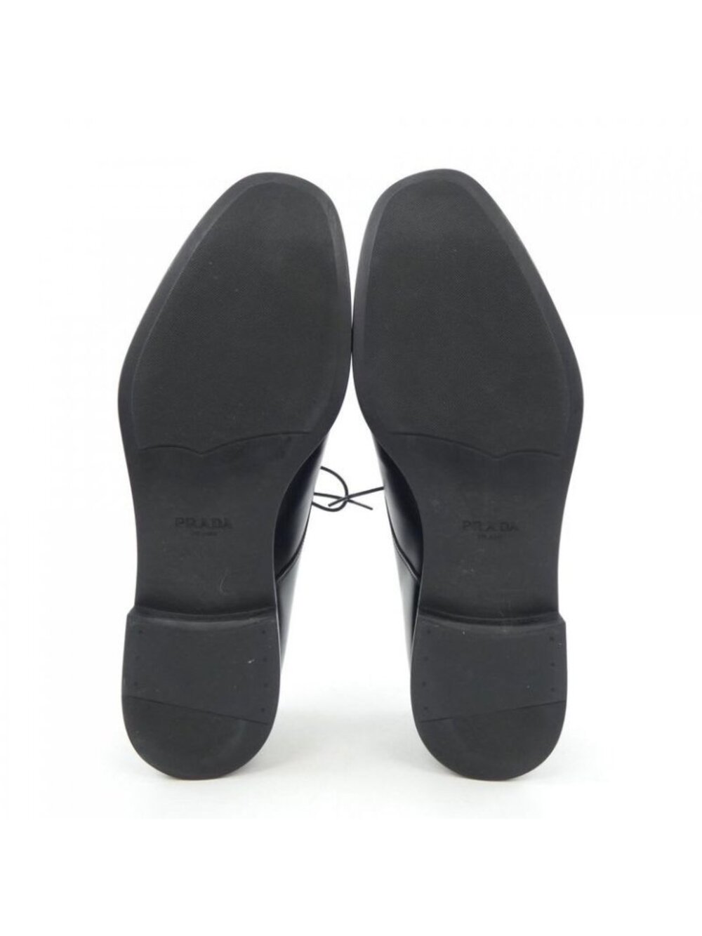 Prada 2 Ee294 Size 7.5 Black Shoes - Picture 5 of 9
